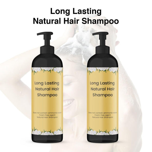 Long Lasting Natural Hair Shampoo – Naturally Black Hair (Pack of 2)