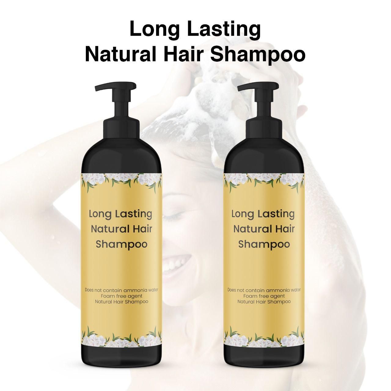 Long Lasting Natural Hair Shampoo – Naturally Black Hair (Pack of 2)