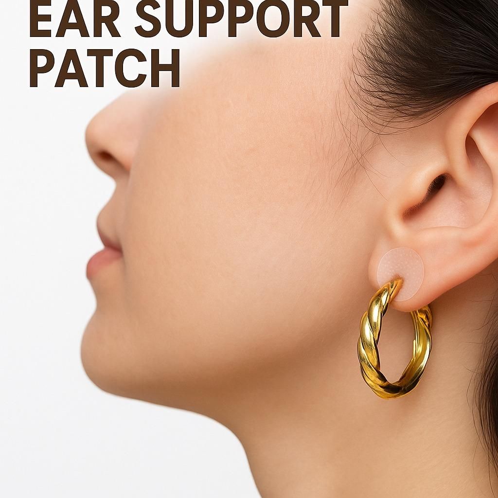 Premium Earlobe Support Patches – Invisible & Comfortable (100 PCS)