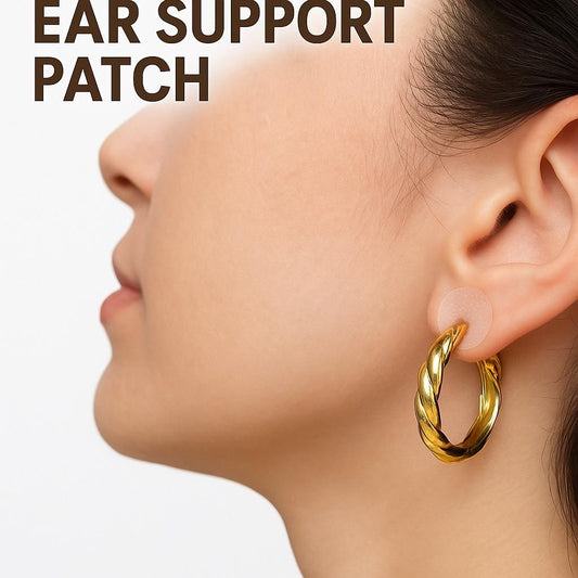Premium Earlobe Support Patches – Invisible & Comfortable (100 PCS)