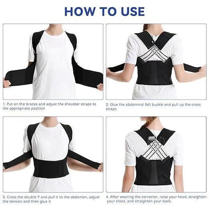 Adjustable Posture Corrector Back Support Belt