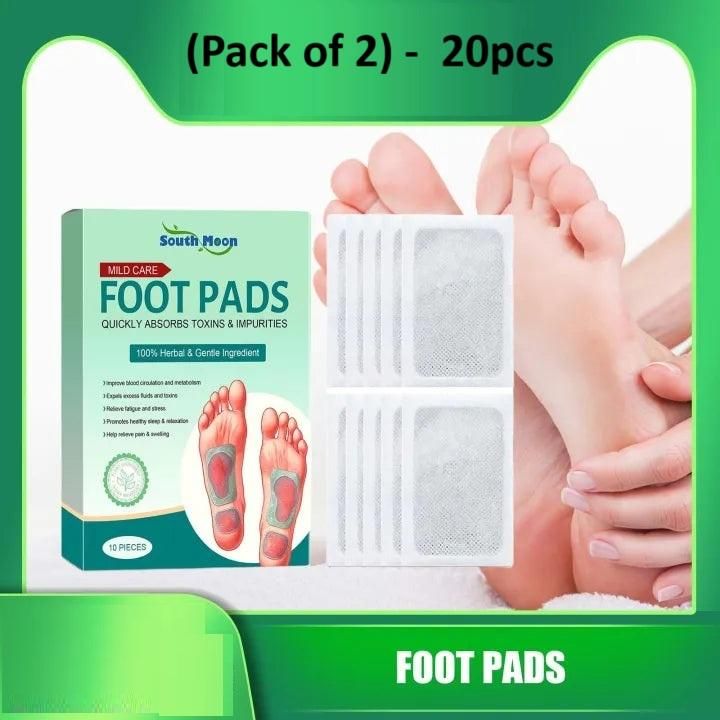 Herbal Detox Foot Pads (Pack of 2 – 20 Pads)