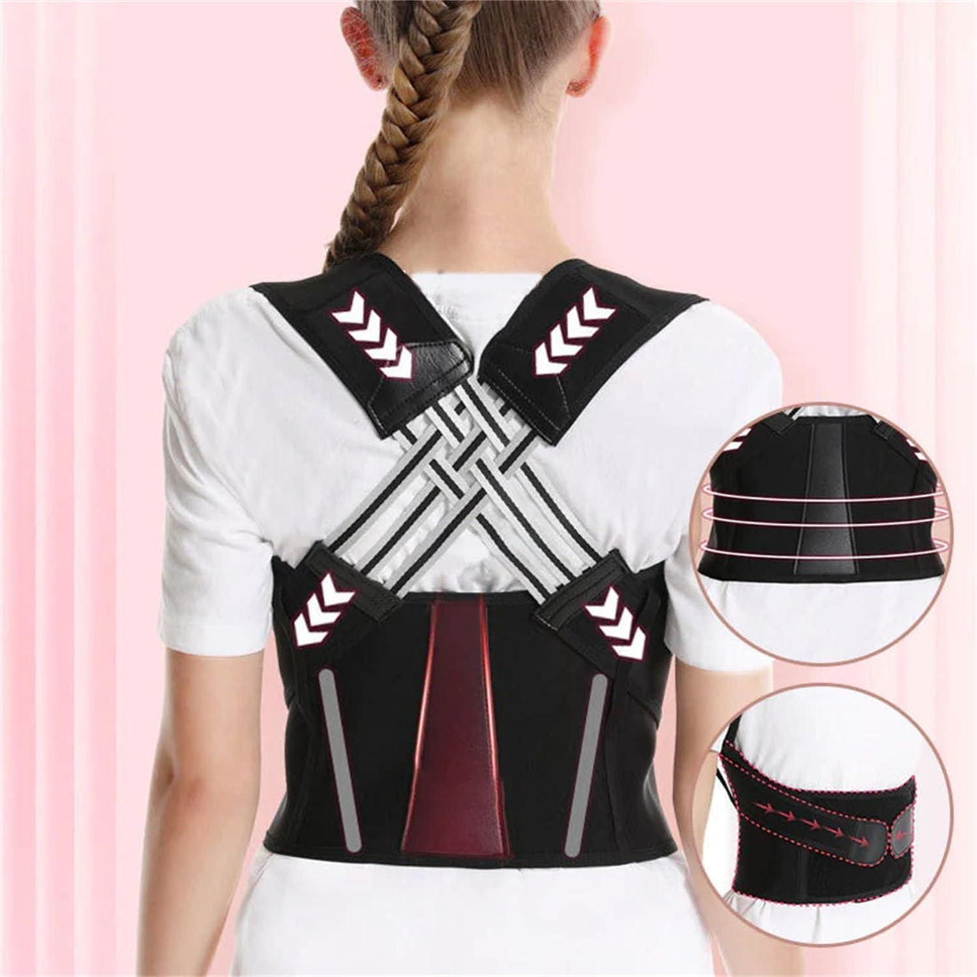 Adjustable Posture Corrector Back Support Belt