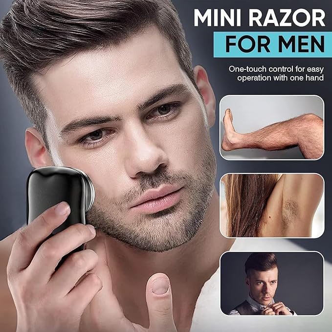 Mini Electric Shaver – Waterproof & Portable Grooming Tool